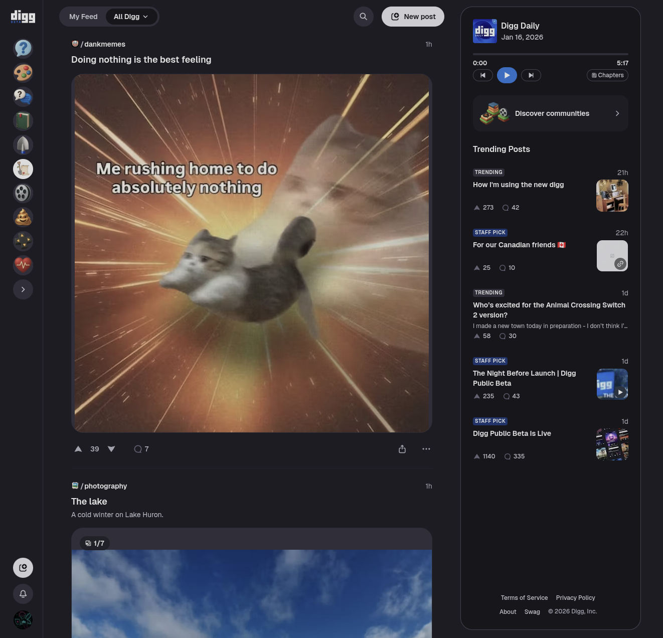 Featured image for Digg: Back from the Dead